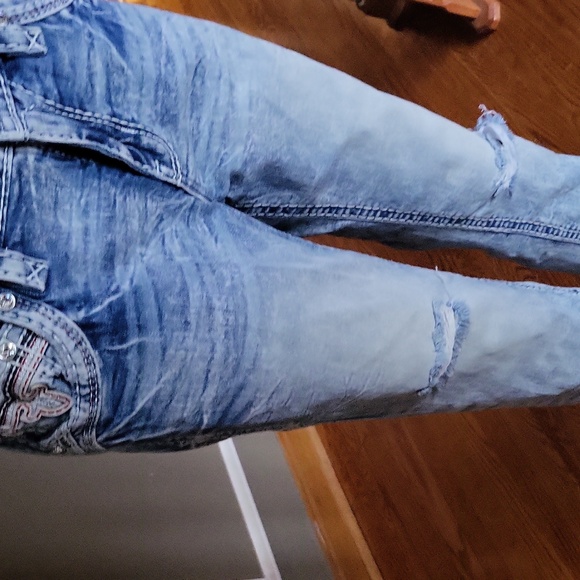 Rock Revival Eilish Mid Rise Ankle Skinny Jeans - Picture 6 of 12